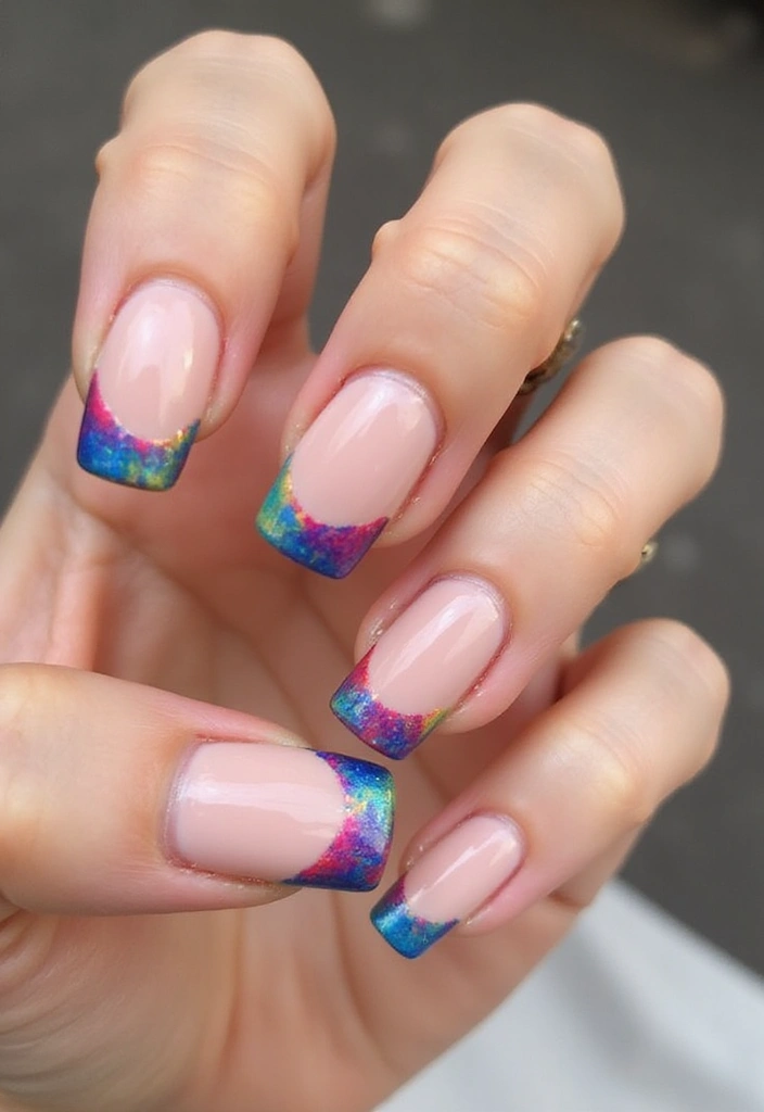 20 Stunning Summer Nails 2025 That Will Have Everyone Asking 'Where Did You Get That?' - 8. Colorful French Tips