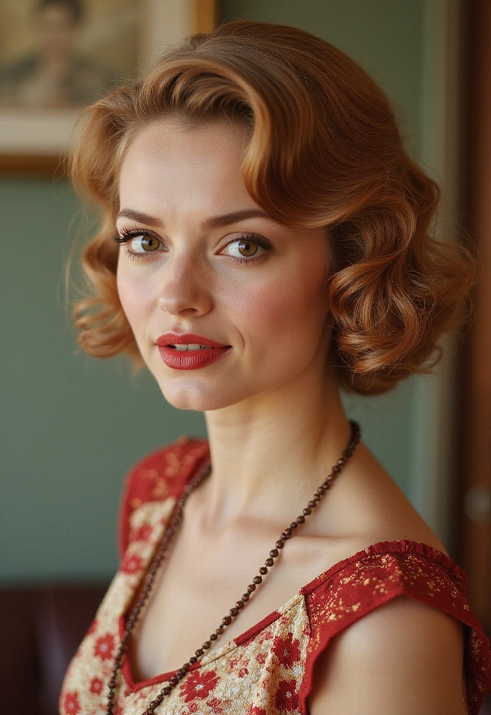 15 Glamorous Updo Hairstyles for Any Occasion (Wait Until You See #8!) - 8. Vintage Victory Roll