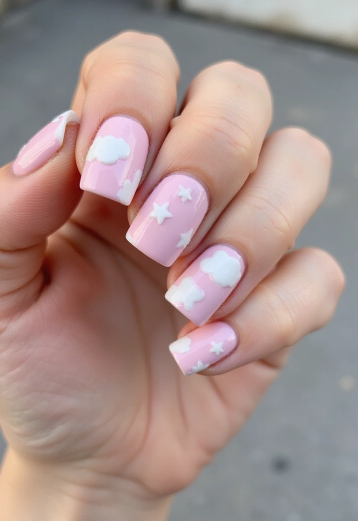 25 Stunning Summer Nails That'll Make Your Vacation Photos Pop! - 8. Pastel Dreamscape