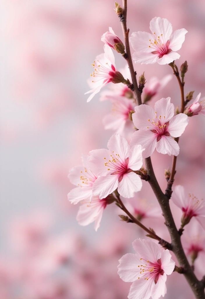 25 Stunning Summer Nails That'll Make Your Vacation Photos Pop! - 23. Bright Cherry Blossoms
