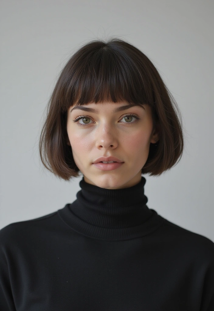 14 Trendy Short Hairstyles That Are So Easy to Style (You’ll Want to Try #8!) - 11. The Blunt Cut