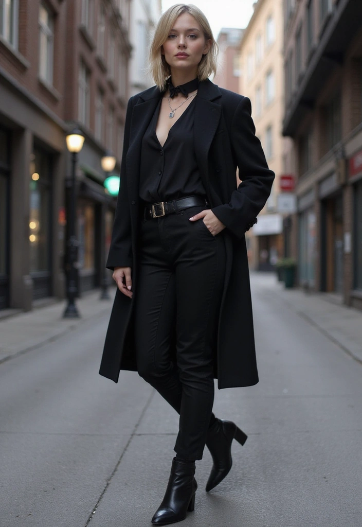 25 GNX Tour Outfits for Every Season That Will Always Impress (Check Out #14!) - 10. Monochrome Magic: All-Black Ensemble